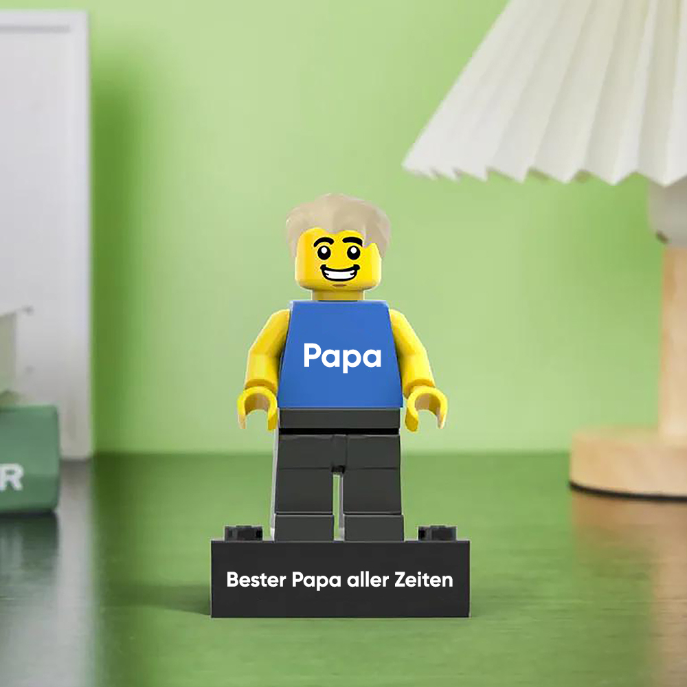 Vatertagsgeschenk Benutzerdefinierte Minifiguren, Personalisierte Minifiguren Mit Basis, Maßgeschneiderte Multiplayer-minifiguren