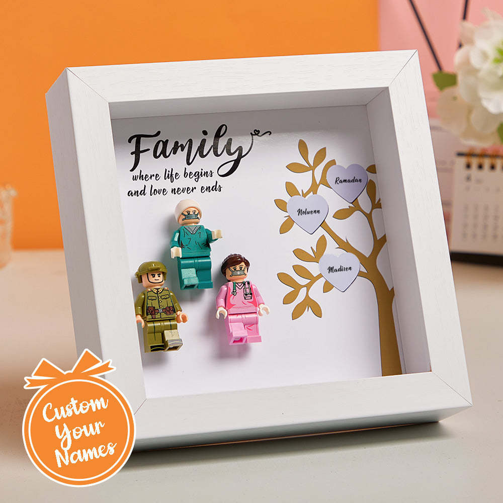 Minifiguren-displayrahmen, Geburtstagsgeschenke Für Die Familie - FotoPortemonnaie