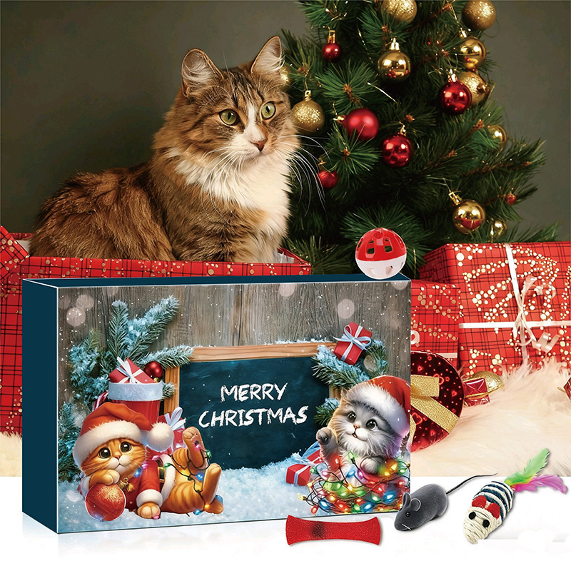 Weihnachtskalender Für Katzen – Überraschungsspielzeug & Leckerlis - 