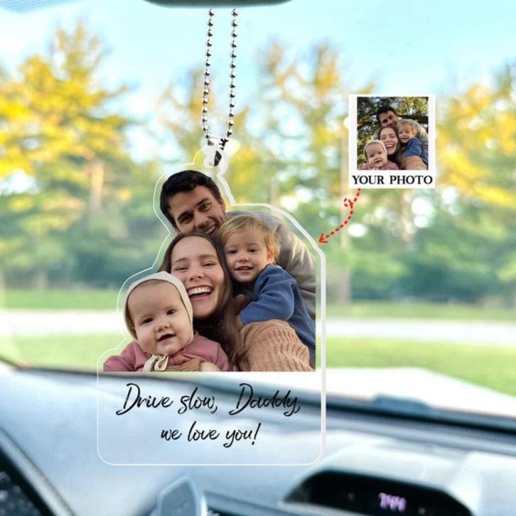 Vatertagsgeschenk Personalisiertes Drive Safe Daddy Ornament Mit Famil