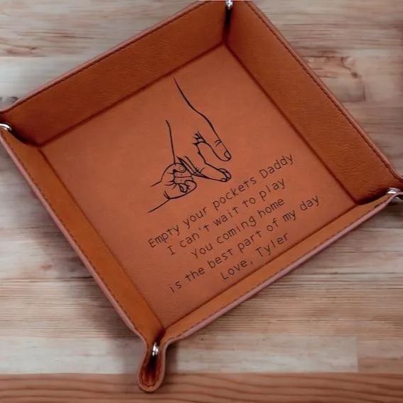 Valet Tray Für Papa, Vatertagsgeschenk, Catch All Tray, Coming Home Is The Best Part Of My Day, Custom Valet Tray, Edc Tray