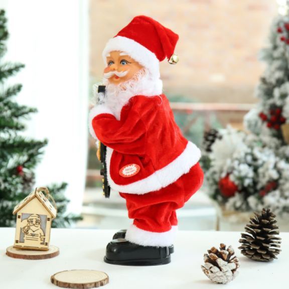 Weihnachtsmannfigur, Weihnachtsdekoration, Lustige Elektronische Dekoration Für Den Urlaub - 