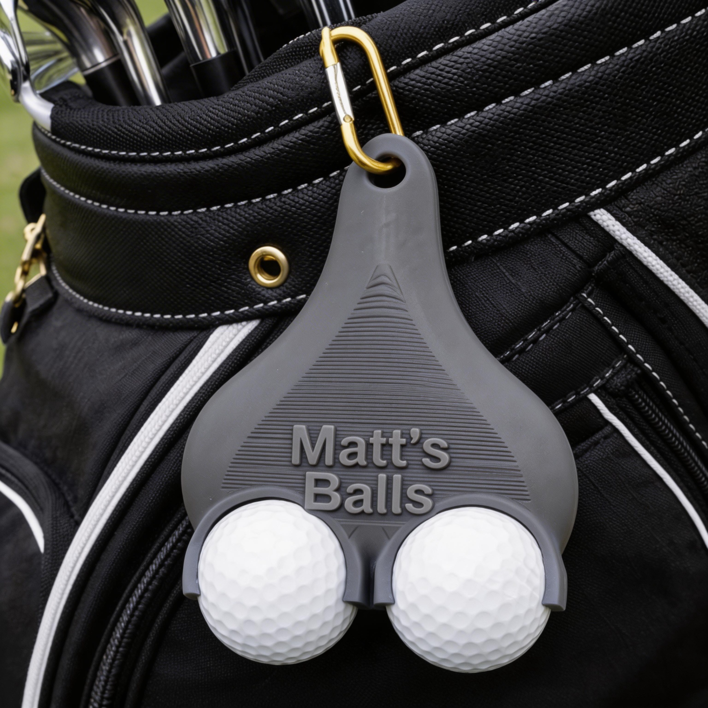 Personalisierter, 3d-gedruckter Golfballhalter Mit Clip Und Lustigem, Mehrfarbigem Text – Das Perfekte Golfschläger-accessoire, Sportgeschenk Zum Geburtstag Oder Zu Weihnachten Für Golfliebhaber - 