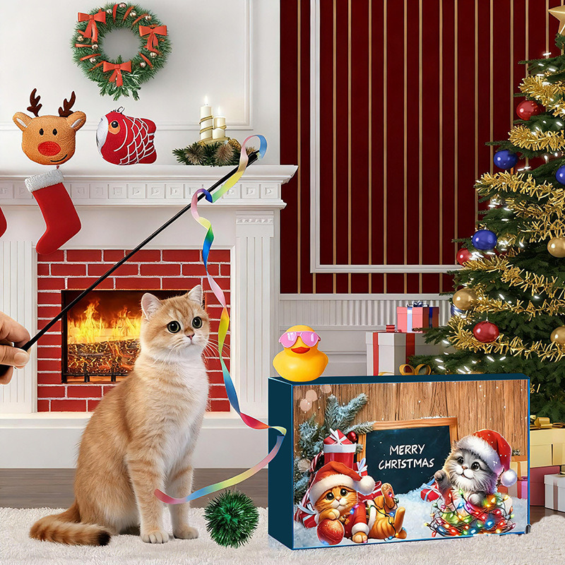 Weihnachtskalender Für Katzen – Überraschungsspielzeug & Leckerlis - 
