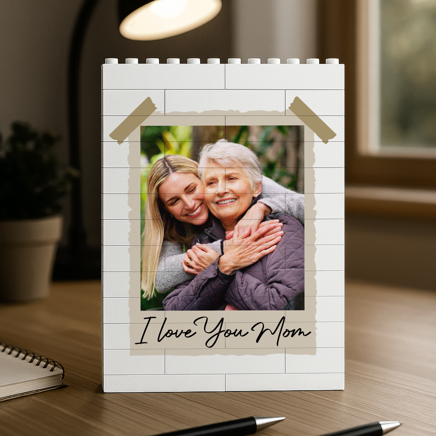 Personalisierte Muttertagsgeschenke Mit Foto-motiv: „ich Liebe Dich, Mama!“ Bausteine - 