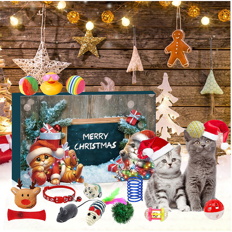 Weihnachtskalender Für Katzen – Überraschungsspielzeug & Leckerlis - 