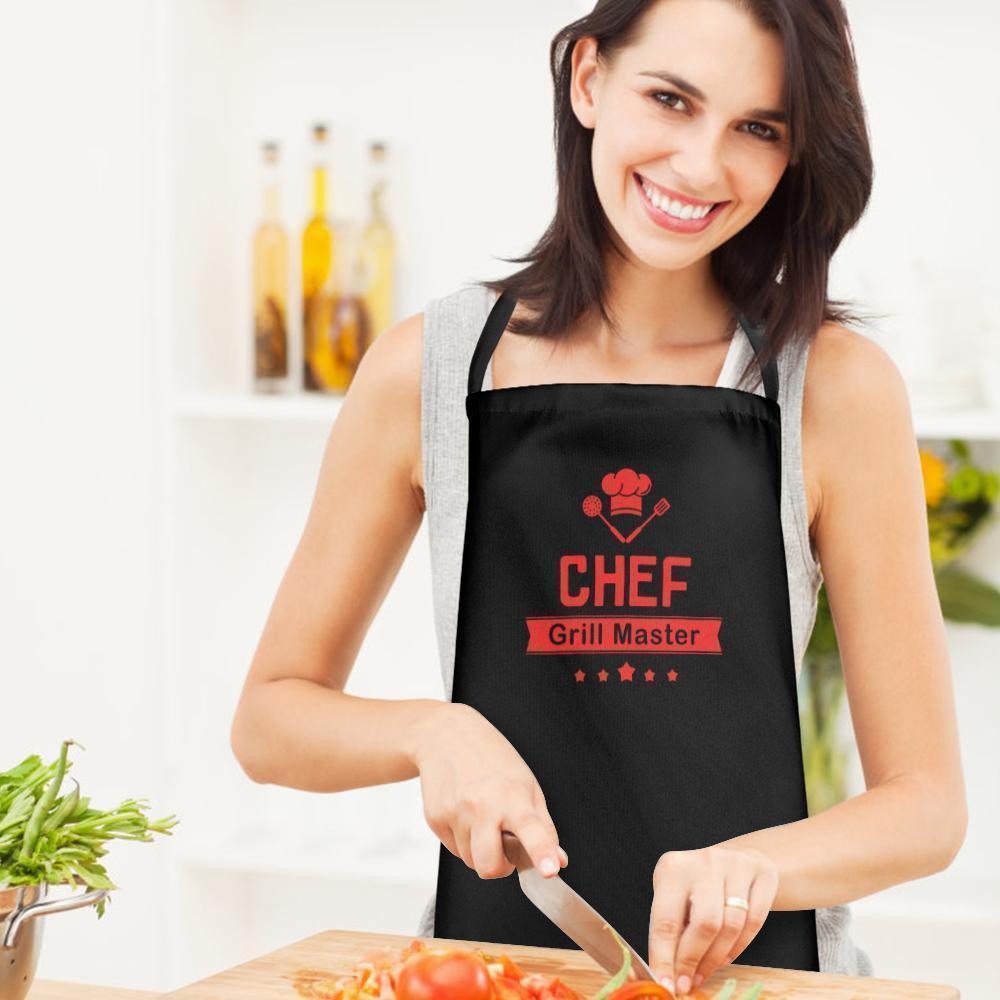 Custom Name Kitchen Cooking Apron with Your Name