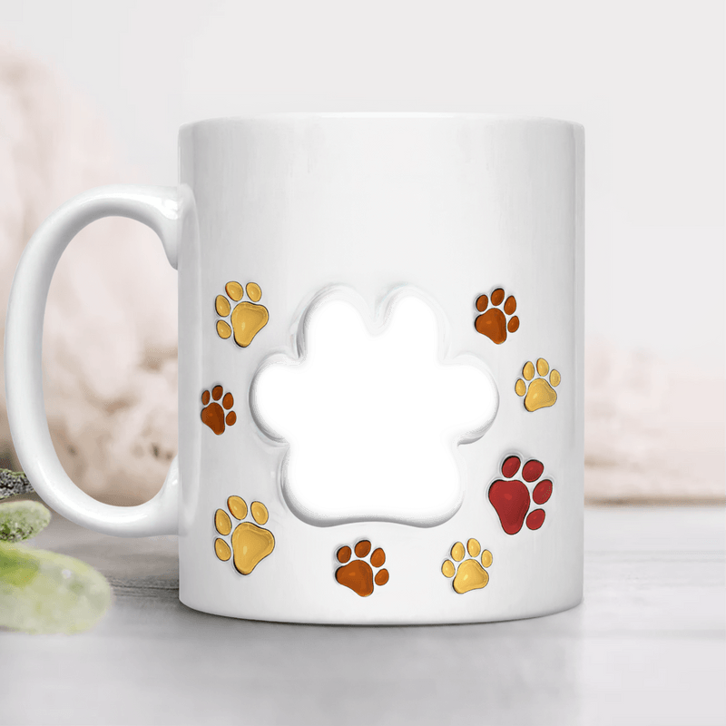 Custom Photo Forever In My Heart Memorial 3D Inflated Effect Printed Mug - 