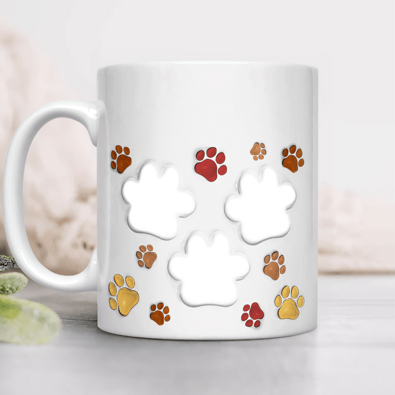 Custom Photo Forever In My Heart Memorial 3D Inflated Effect Printed Mug - 