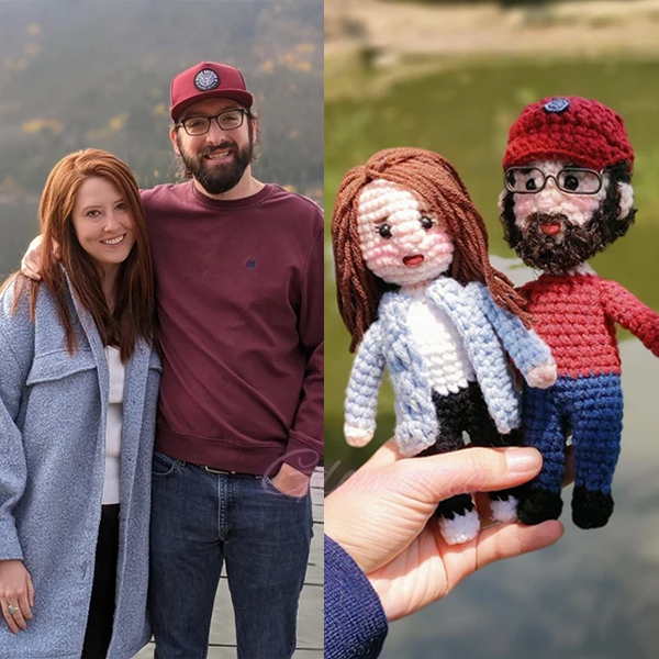 Crochet Doll Lookalike Dolls Personalized 1 Person Full Body Custom Couple/Wedding Gift
