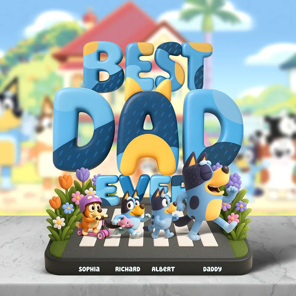 Dog Dad Plaque - Personalized Gifts - 