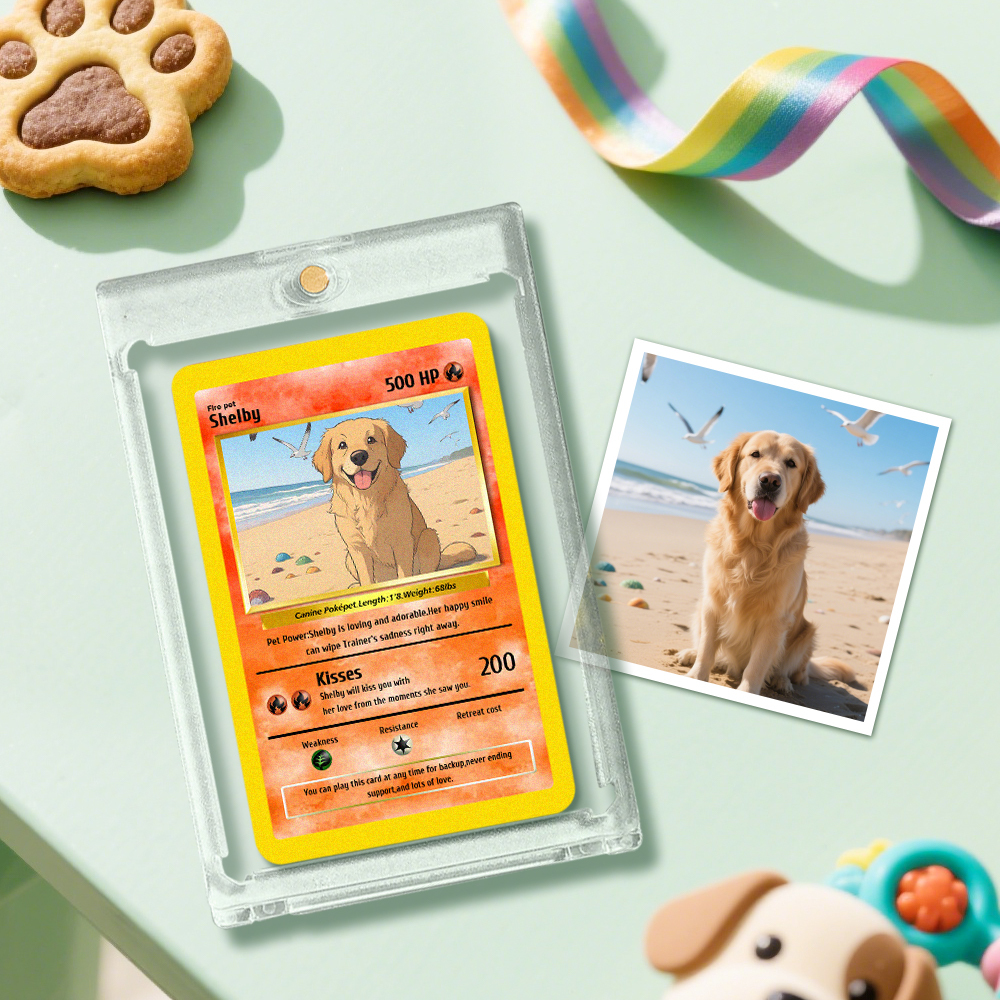 Custom Poke Card, Gift For dad, Father's Day Gift, Custom Poke Present - 