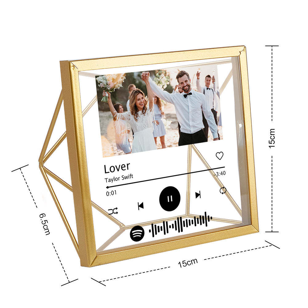 Custom Photo Spotify Acrylic Photo Frame Personalized Picture Gift - CustomPhotoWallet