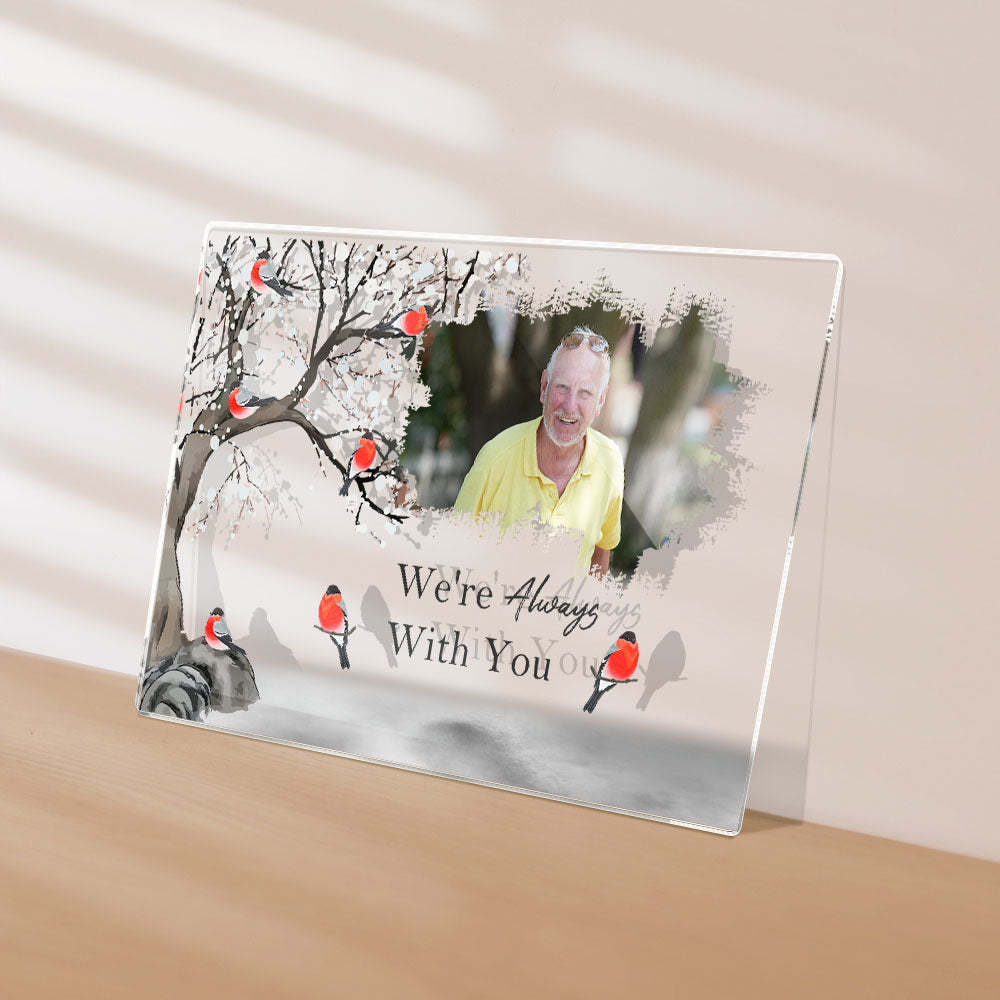 I'm Always With You - Personalized Acrylic Photo Plaque Acrylic Memorial Gifts - Myphotowallet