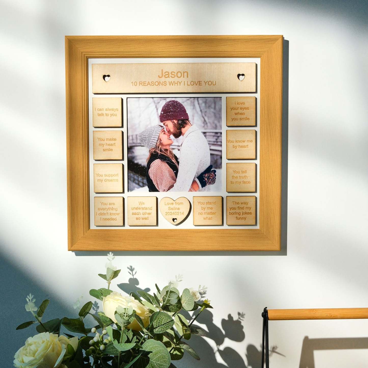 10 Reasons Why I Love You Personalized Photo Frame Gifts for Him/Her