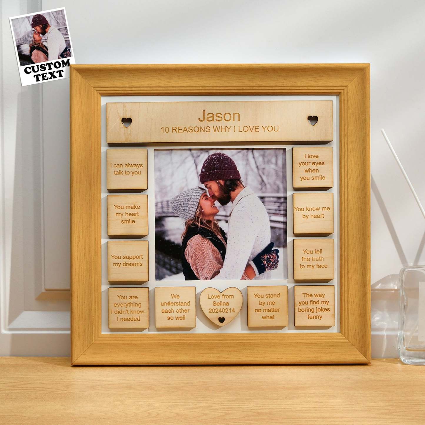 10 Reasons Why I Love You Personalized Photo Frame Gifts for Him/Her