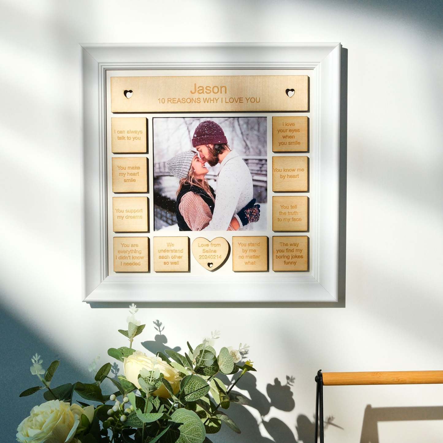 10 Reasons Why I Love You Personalized Photo Frame Gifts for Him/Her