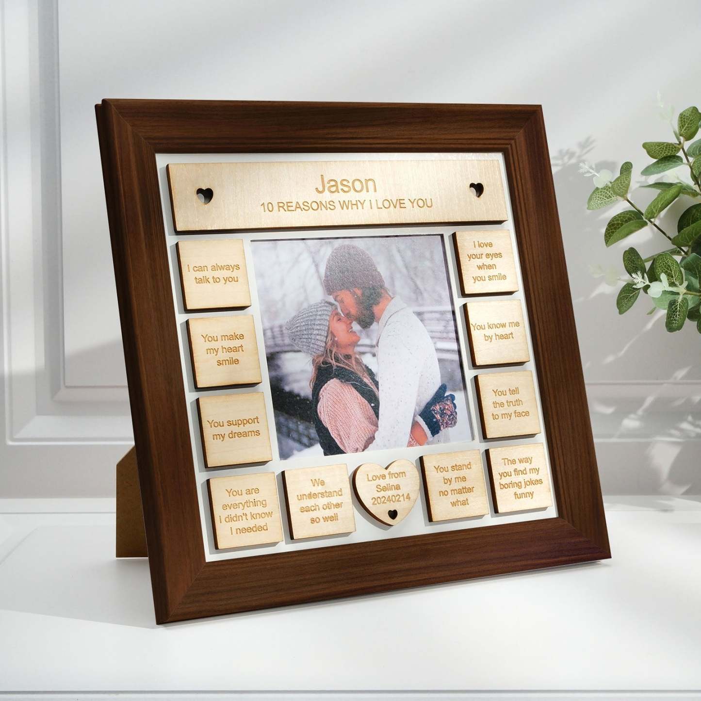 10 Reasons Why I Love You Personalized Photo Frame Gifts for Him/Her