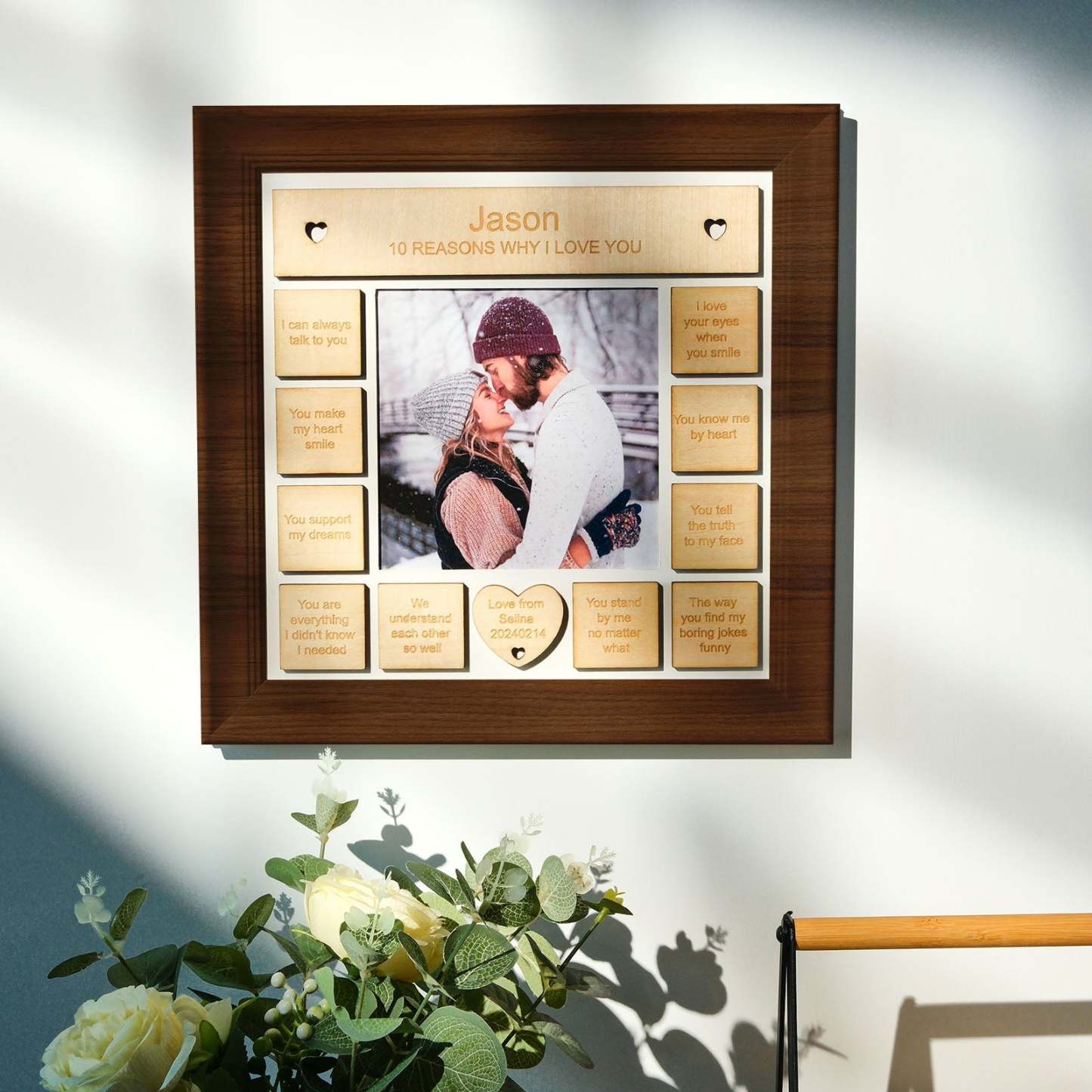 10 Reasons Why I Love You Personalized Photo Frame Gifts for Him/Her
