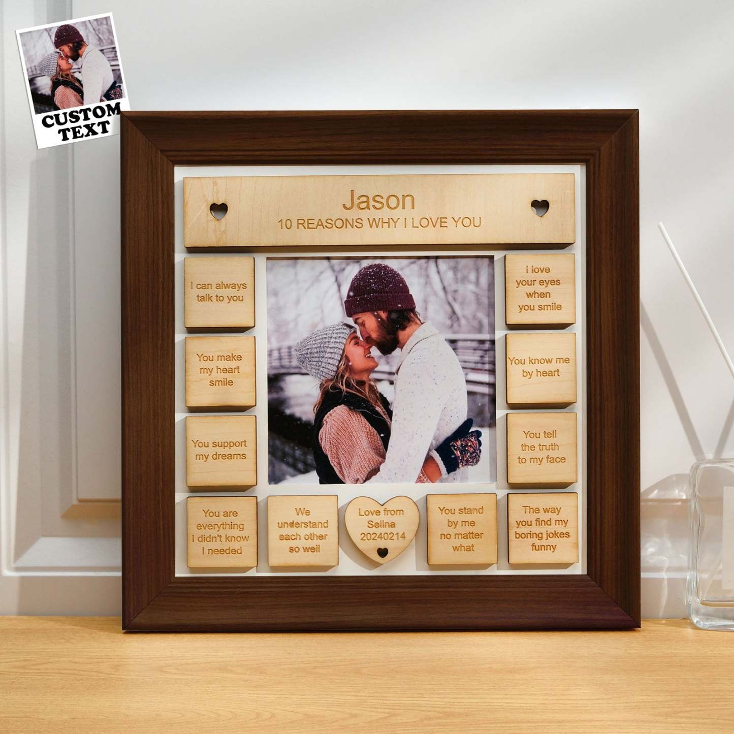 10 Reasons Why I Love You Personalized Photo Frame Gifts for Him/Her