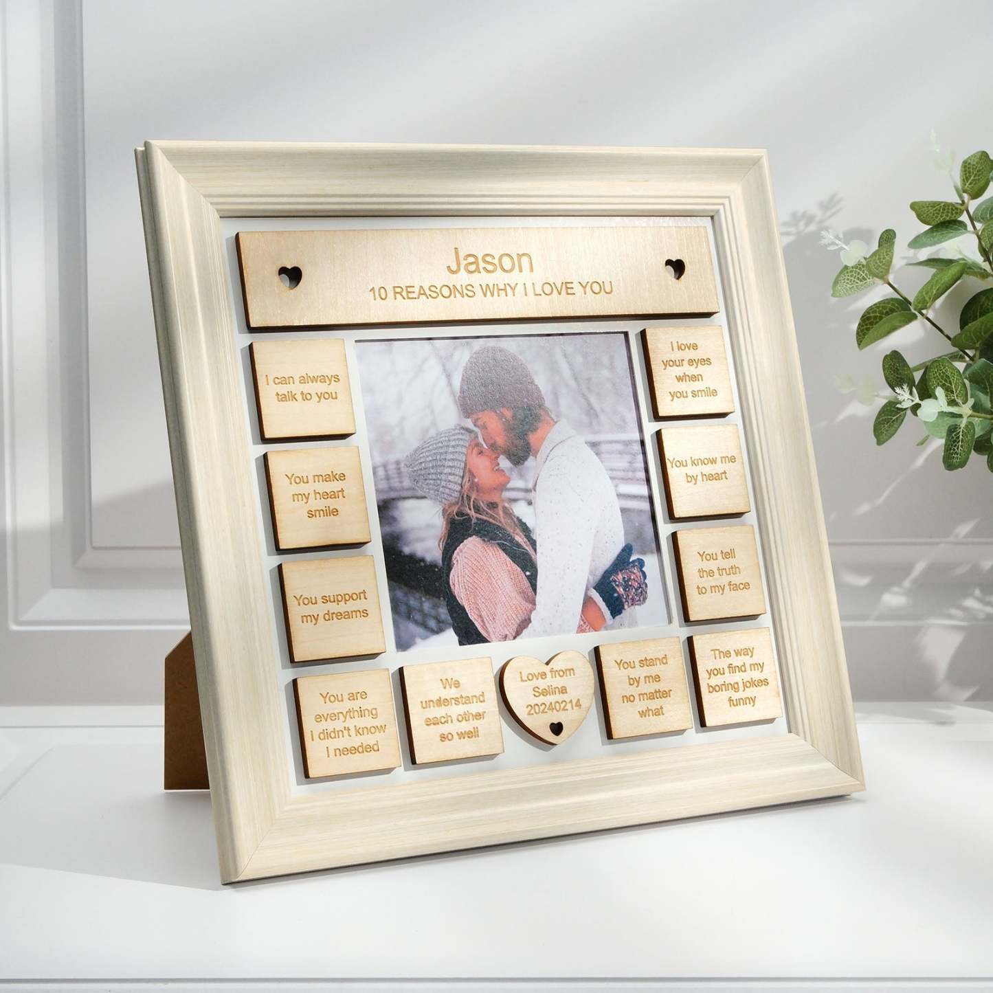 10 Reasons Why I Love You Personalized Photo Frame Gifts for Him/Her