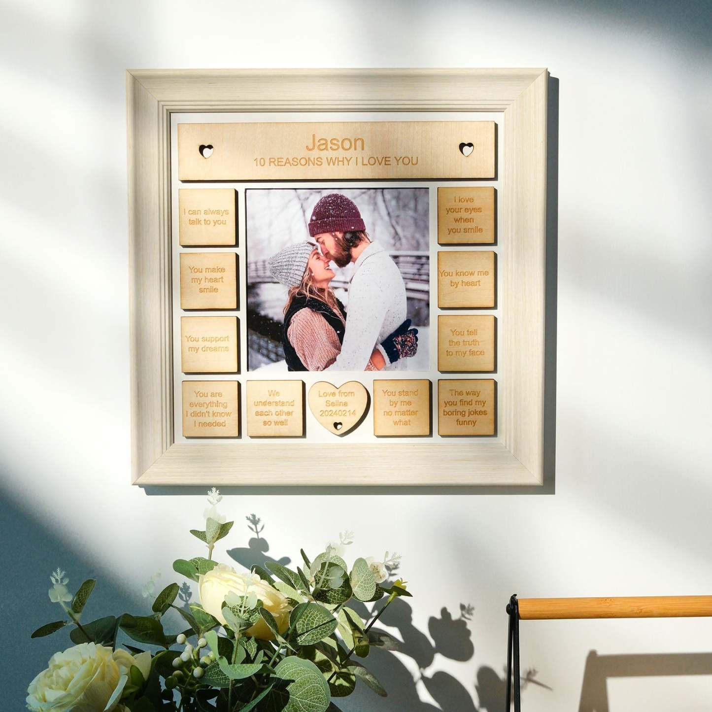 10 Reasons Why I Love You Personalized Photo Frame Gifts for Him/Her