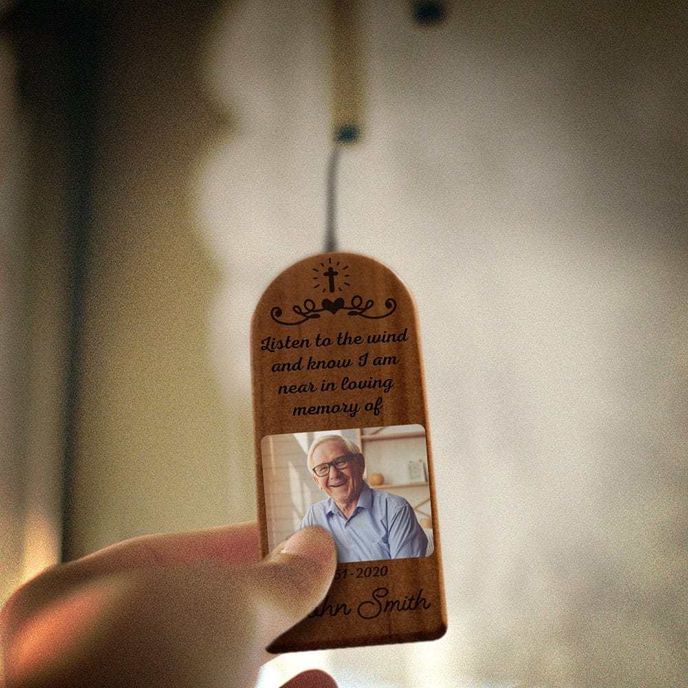 Custom Wind Chimes Sympathy Wind Chimes Gift for Loss of Father Memorial Dad Gifts