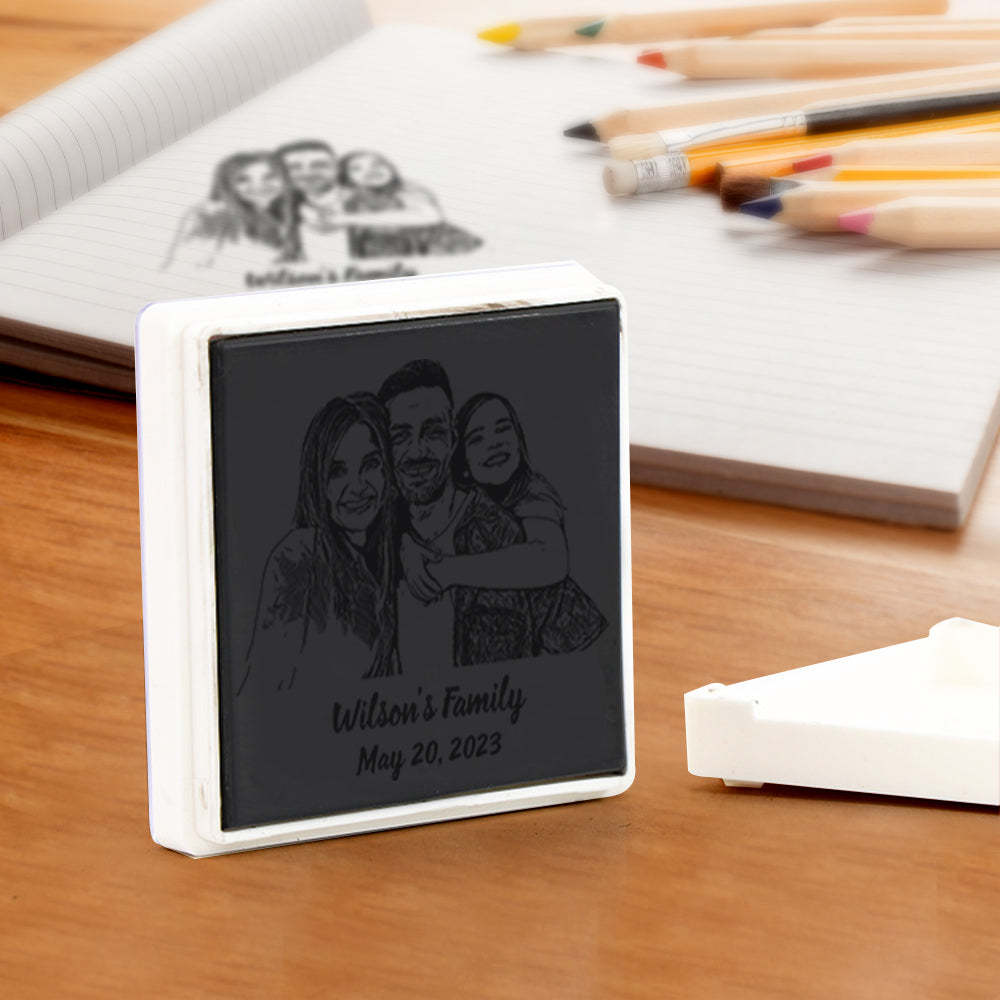 Custom Portrait Stamps Personalized Funny Stamp Gift for Birthday or Wedding - CustomPhotoWallet