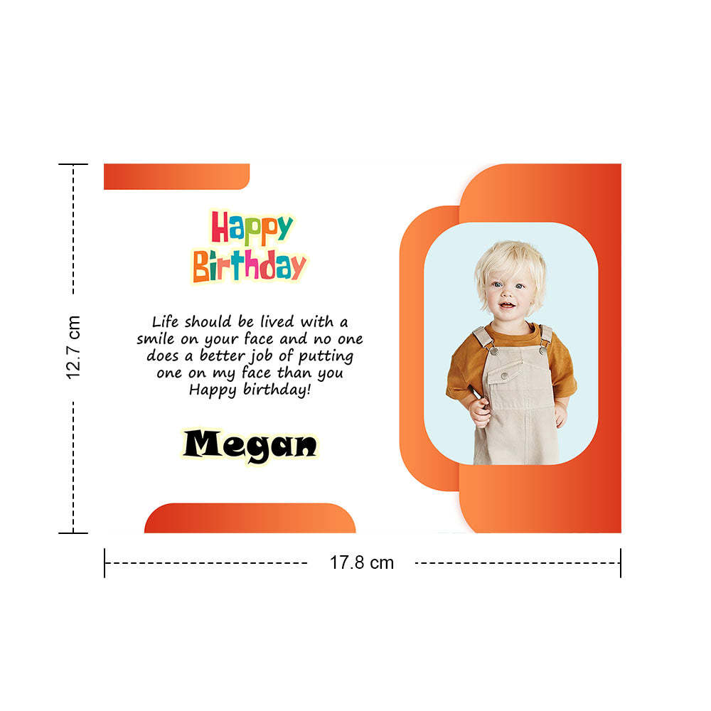 Birthday Gifts for Kids Custom Crochet Doll from Photo Handmade Look alike Dolls with Personalized Name Card - CustomPhotoWallet