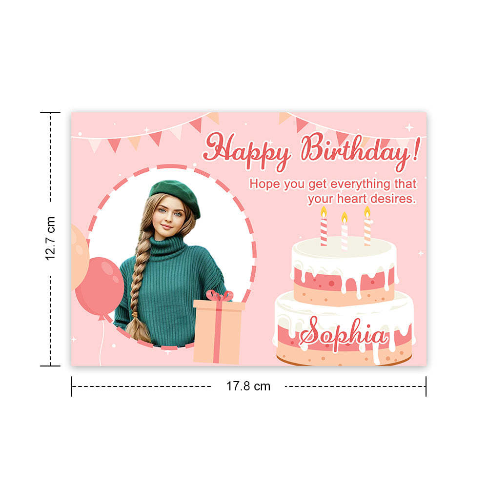 Custom Crochet Doll from Photo Handmade Look alike Dolls with Personalized Name Card Birthday Gifts - CustomPhotoWallet
