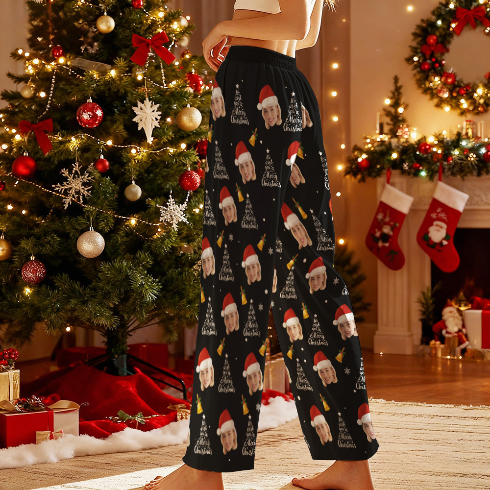 Personalize Christmas Pajamas with Face,Pajamas with Photo,Custom Pajama Pants,Family Pajamas,Mens Pajamas,Women's Pajamas,Christmas Gifts - 