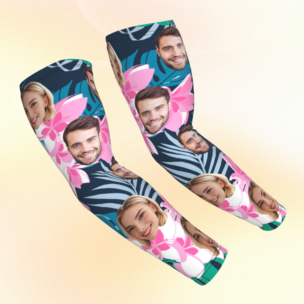 Personalized Sports Arm Sleeves With Photo - 