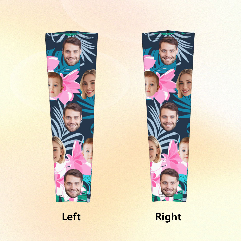Personalized Sports Arm Sleeves With Photo - 