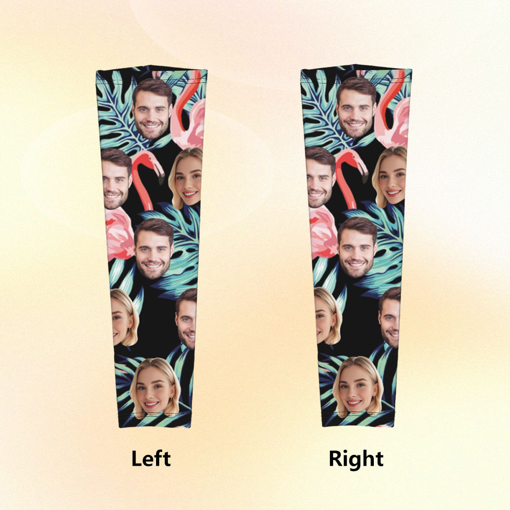 Personalized Sports Arm Sleeves With Photo - 