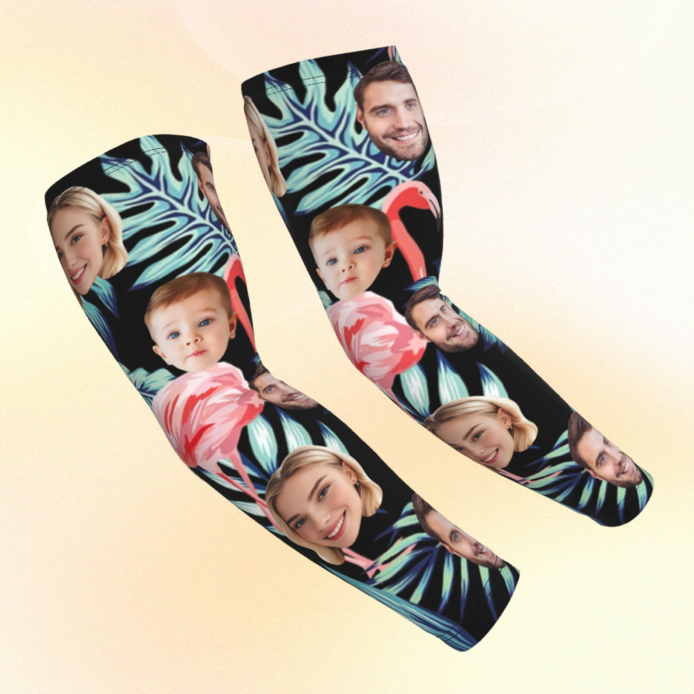 Personalized Sports Arm Sleeves With Photo - 