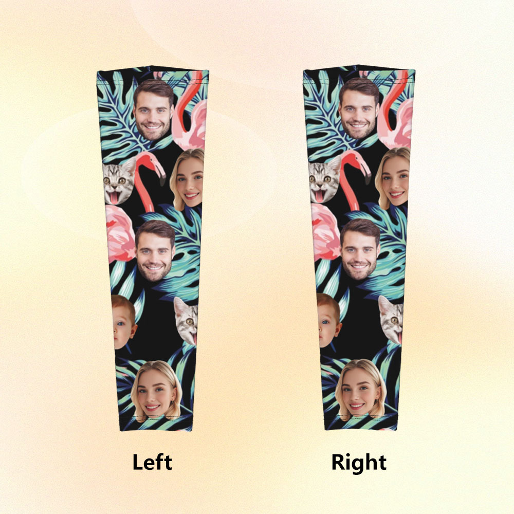 Personalized Sports Arm Sleeves With Photo - 