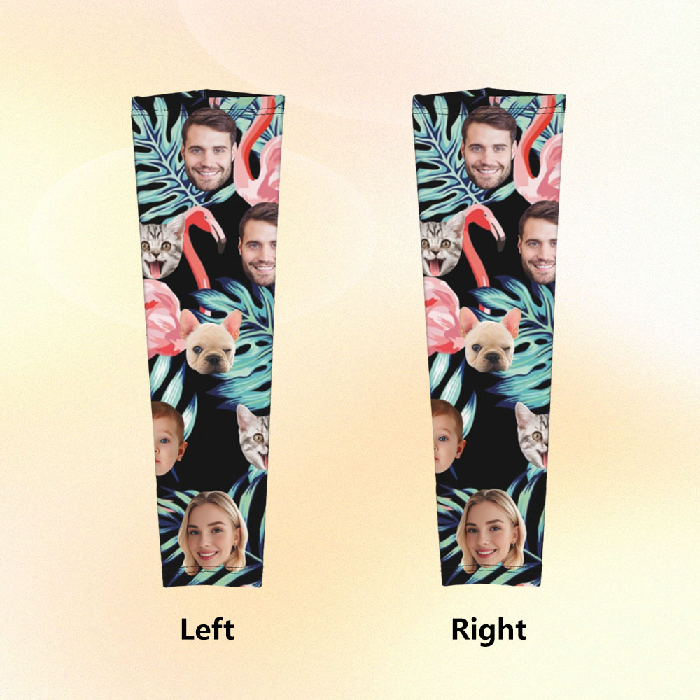 Personalized Sports Arm Sleeves With Photo - 