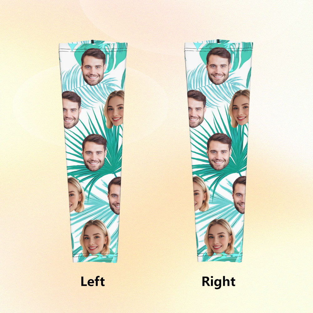 Personalized Sports Arm Sleeves With Photo - 