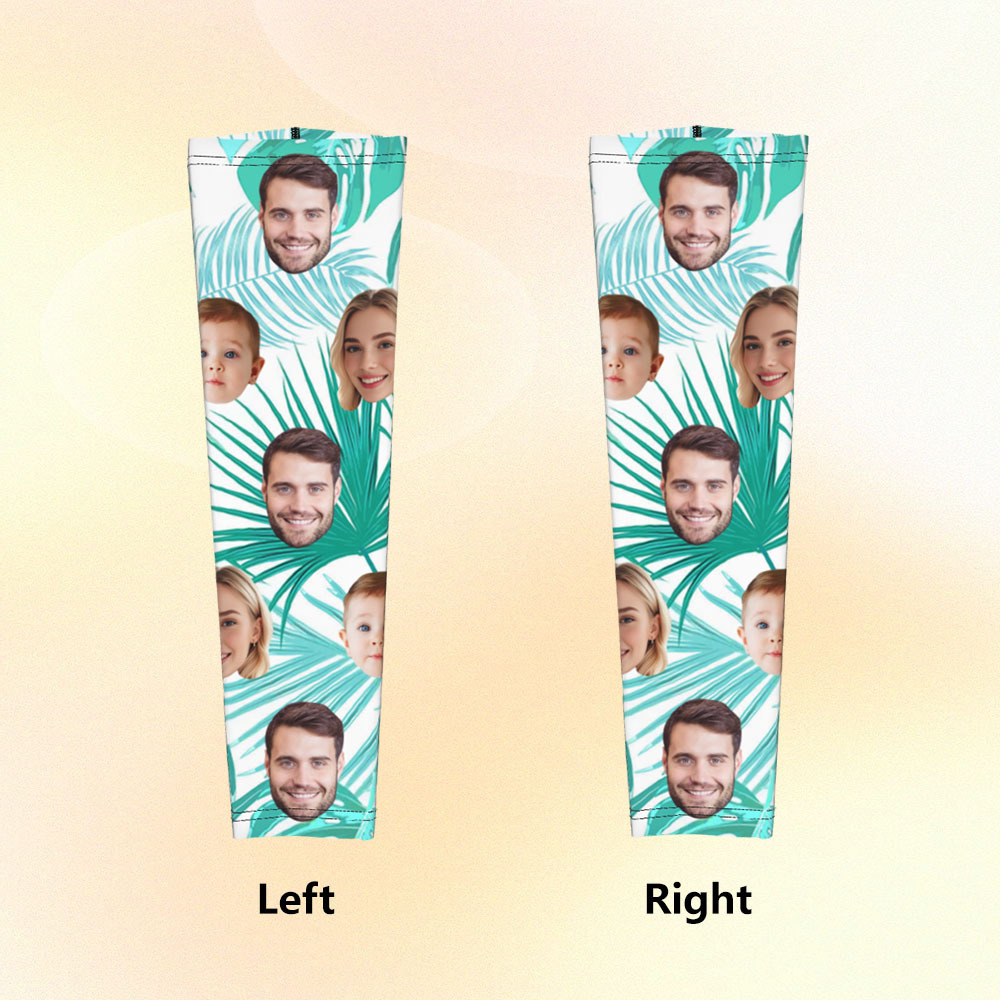 Personalized Sports Arm Sleeves With Photo - 