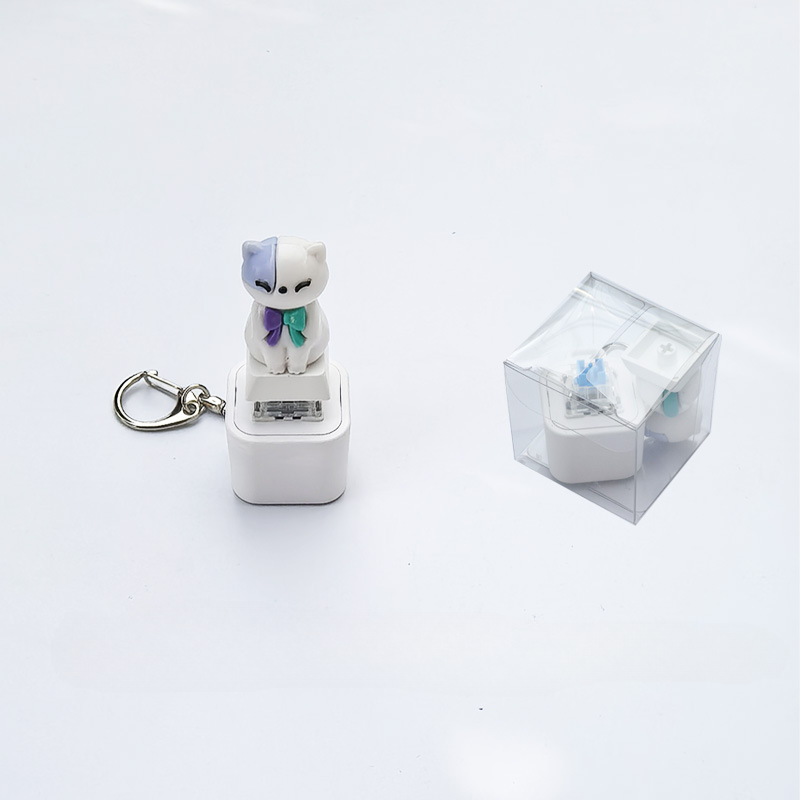 LED Light Up Frog Keychain - Press for Sound & Light! Fun Fidget Toy, Prank Gift, Stress Relief Novelty - 