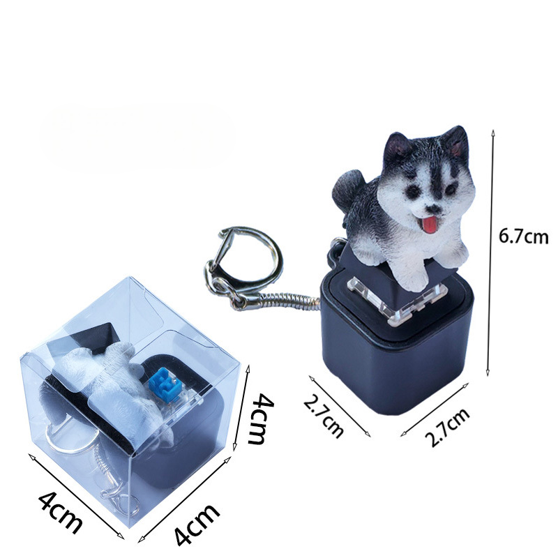 LED Light Up Frog Keychain - Press for Sound & Light! Fun Fidget Toy, Prank Gift, Stress Relief Novelty - 