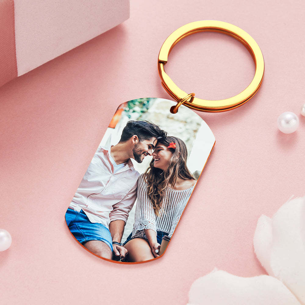 Drive Safe Have Fun Keychain Custom Keychain with Photo Drive Safe Keychain for Boyfriend Gifts for Men - photowatch