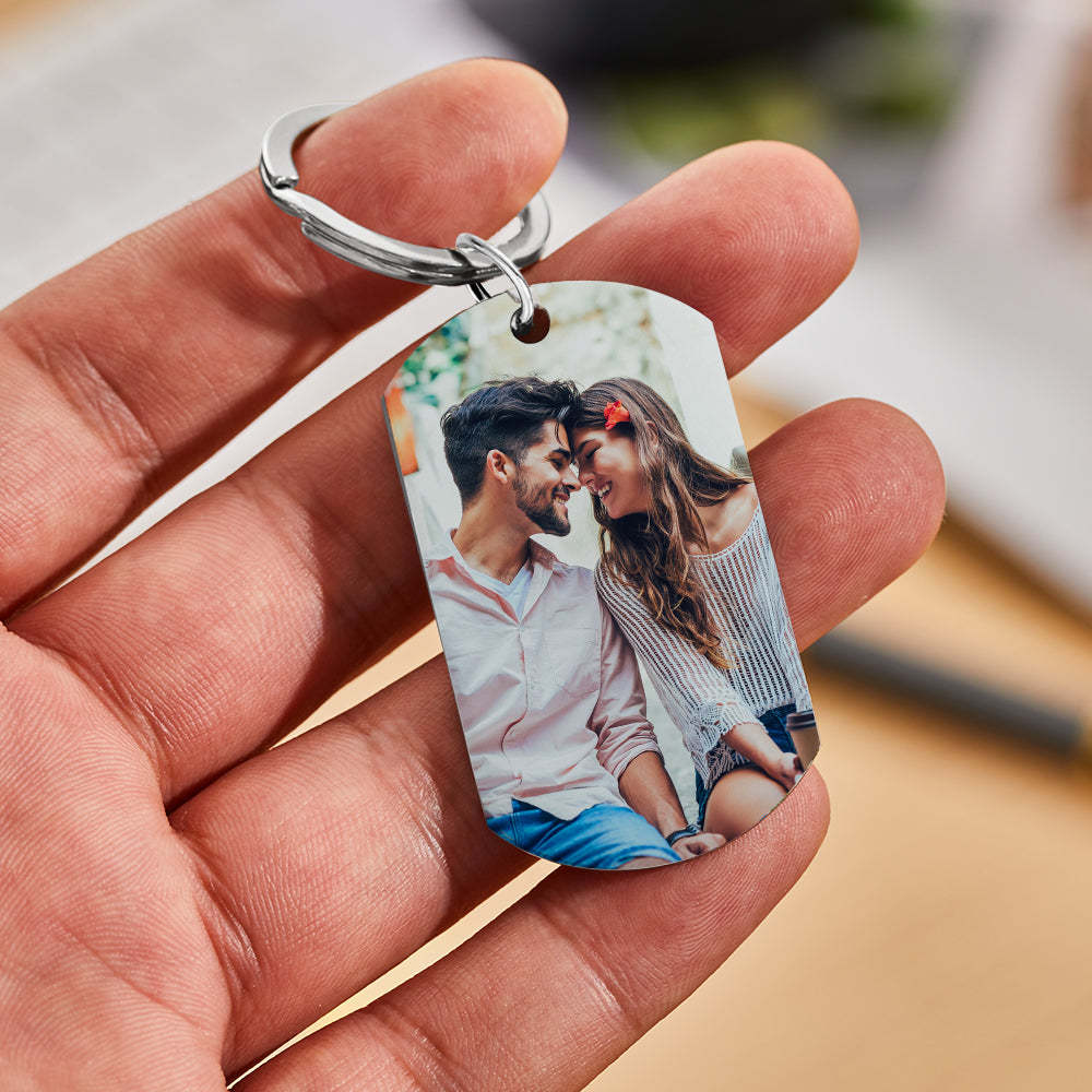 Drive Safe Have Fun Keychain Custom Keychain with Photo Drive Safe Keychain for Boyfriend Gifts for Men - photowatch