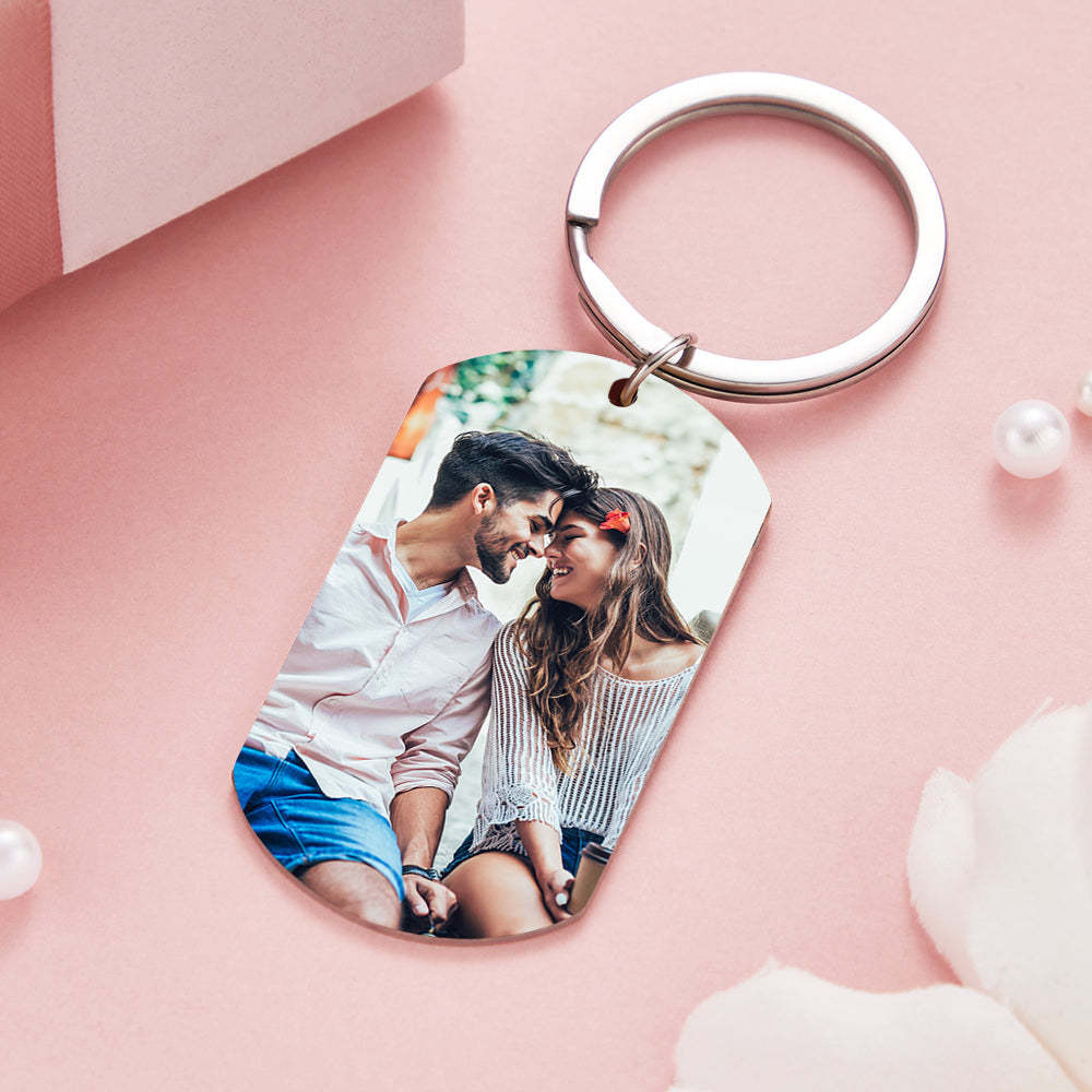 Drive Safe Have Fun Keychain Custom Keychain with Photo Drive Safe Keychain for Boyfriend Gifts for Men - photowatch