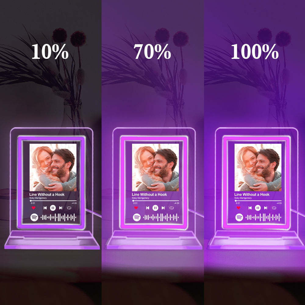 Custom Spotify Night Light Personalized Music Plaque Gifts for Lovers - CustomPhotoWallet