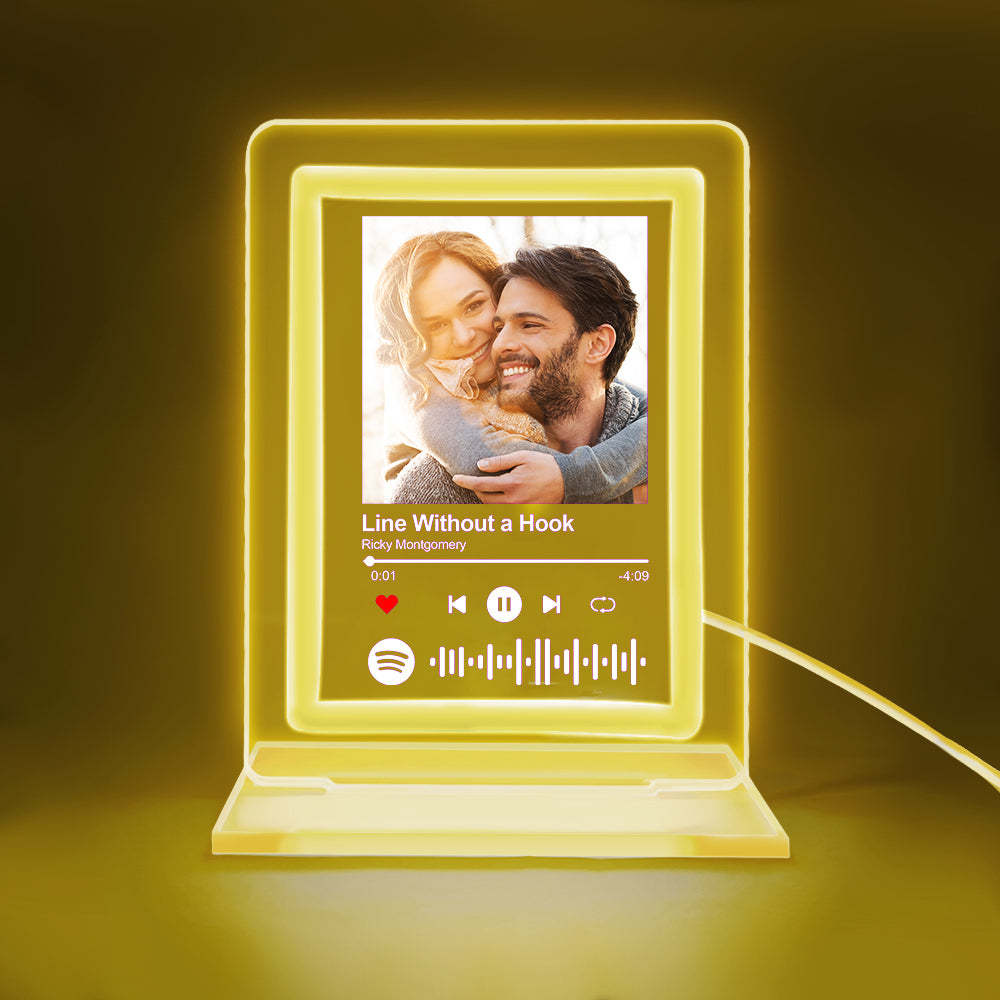 Custom Spotify Night Light Personalized Music Plaque Gifts for Lovers - CustomPhotoWallet
