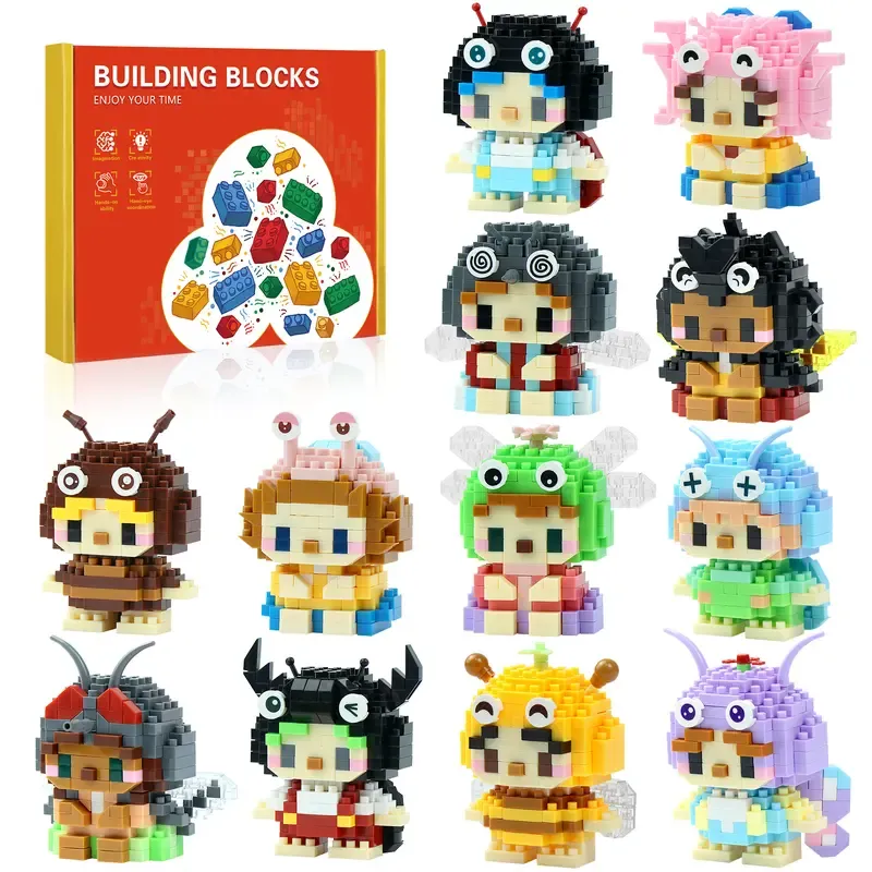 12/24 Days Christmas Advent Calendar Mini Christmas Building Blocks The Best of Creative Gift - 