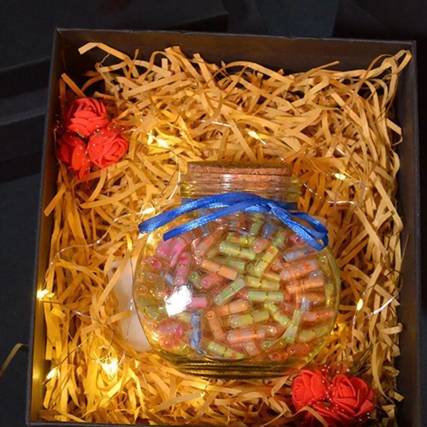 520pcs DIY Glow Mini Message Capsule Letter in a Bottole with Box - soufeelus