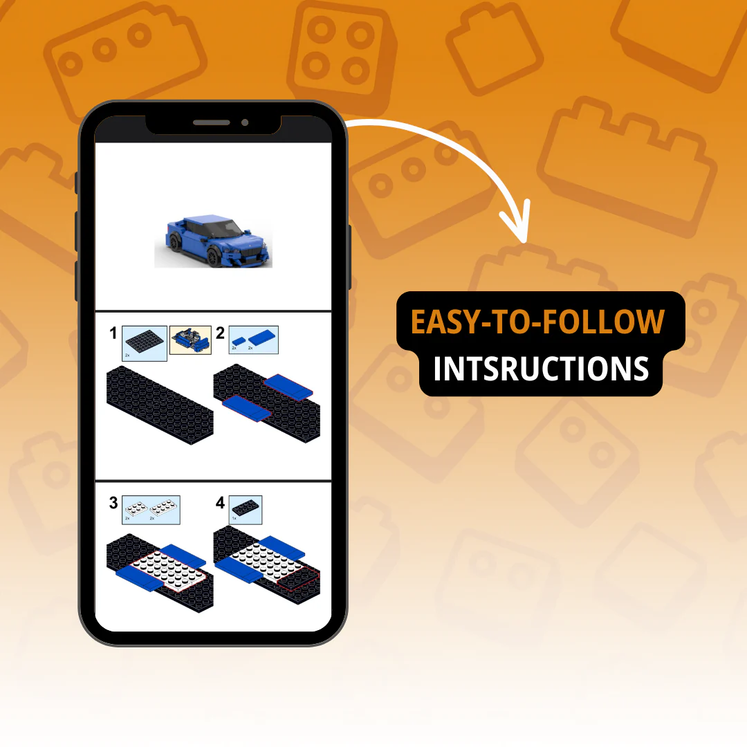 Custom Photo Car Brick Set - 