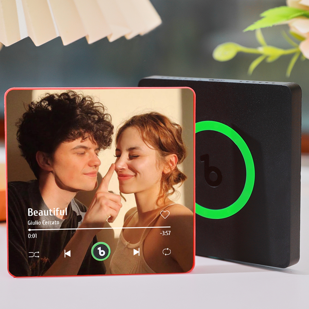 4.0 Version Upgrade Custom Photo Music Fridge Magnet Colorful Frame Album Fridge Magnet Can Play Songs